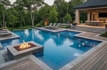 Landscaping and pools